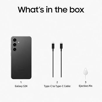 Samsung Galaxy S24 5G AI Smartphone (Onyx Black, 8GB, 256GB